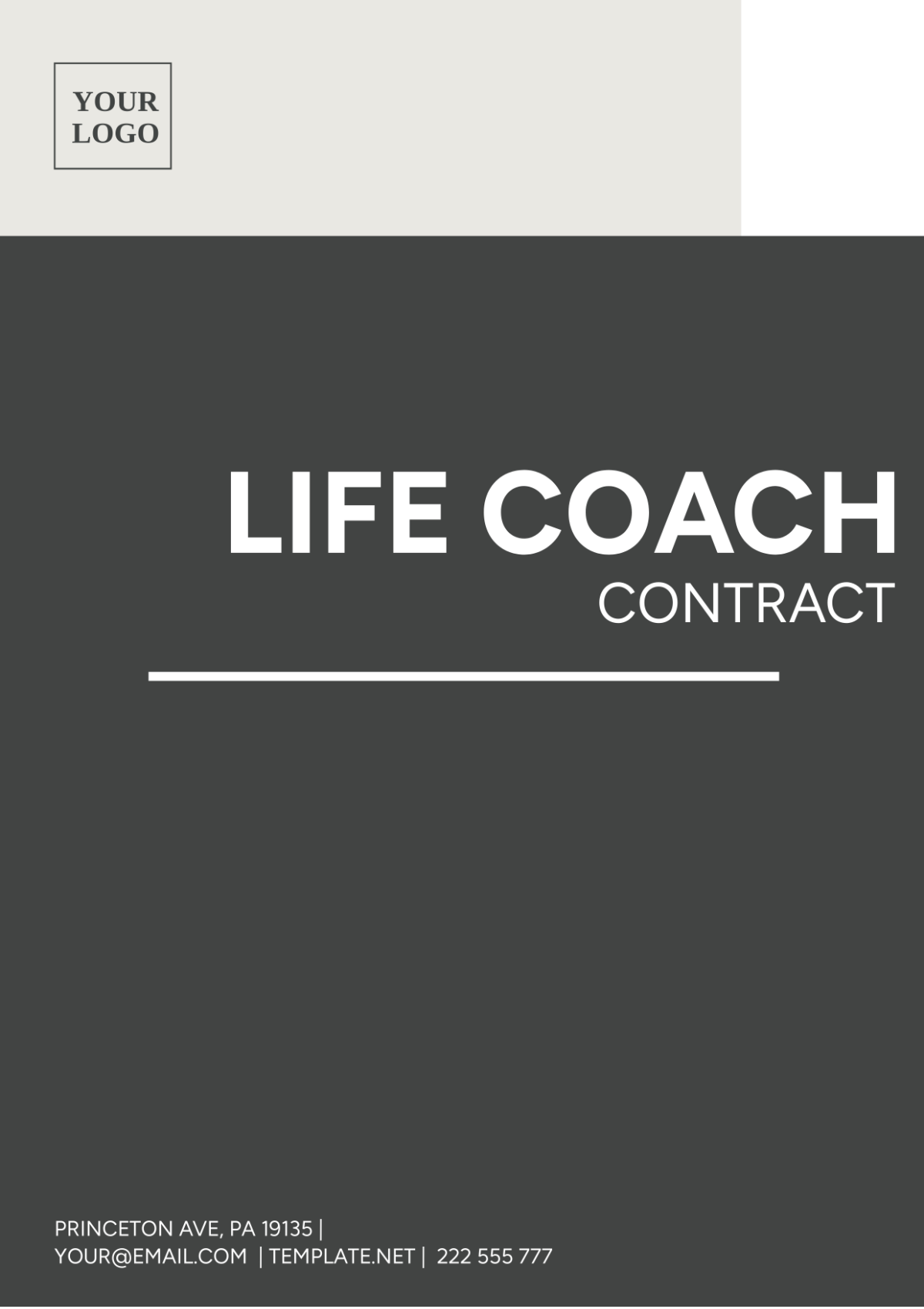 Life Coach Contract Template - Edit Online & Download