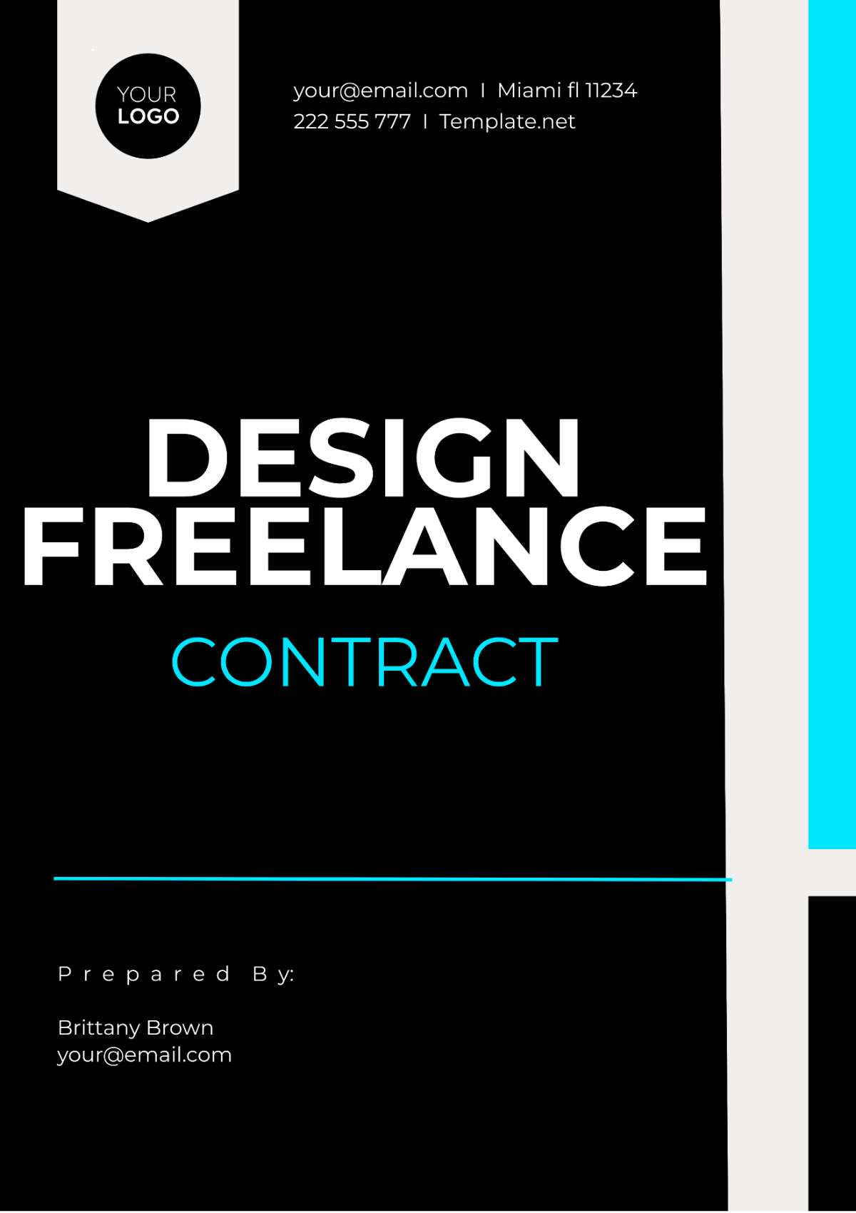 Design Freelance Contract Template - Edit Online & Download