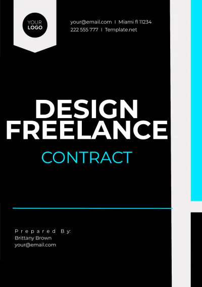 Free Design Freelance Contract Template to Edit Online