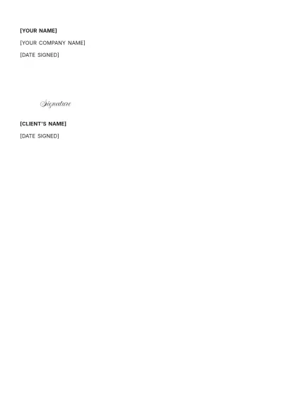 Free Design Freelance Contract Template to Edit Online
