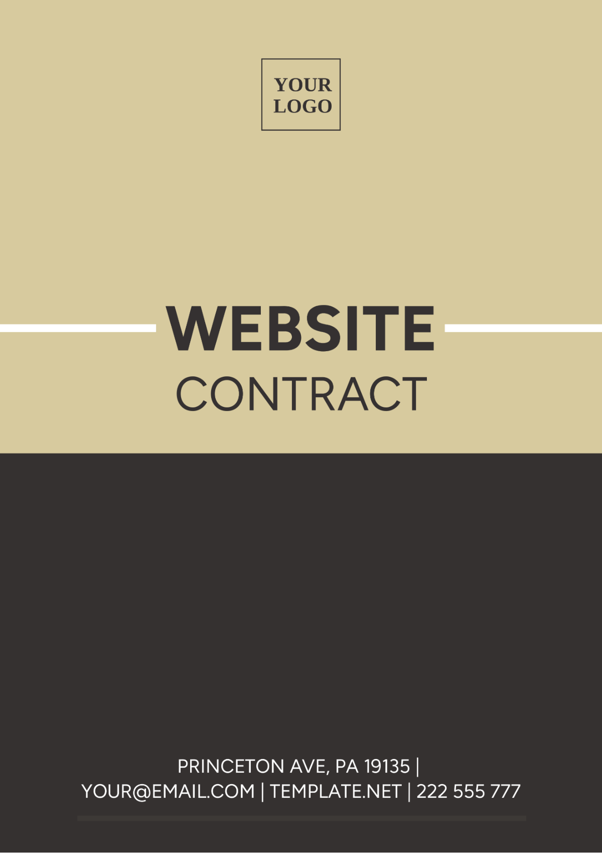 Website Contract Template - Edit Online & Download