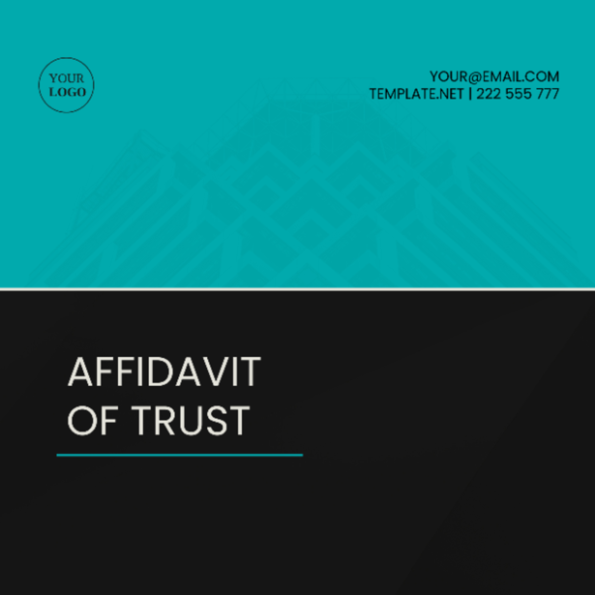 California Affidavit of Trust Template - Edit Online & Download