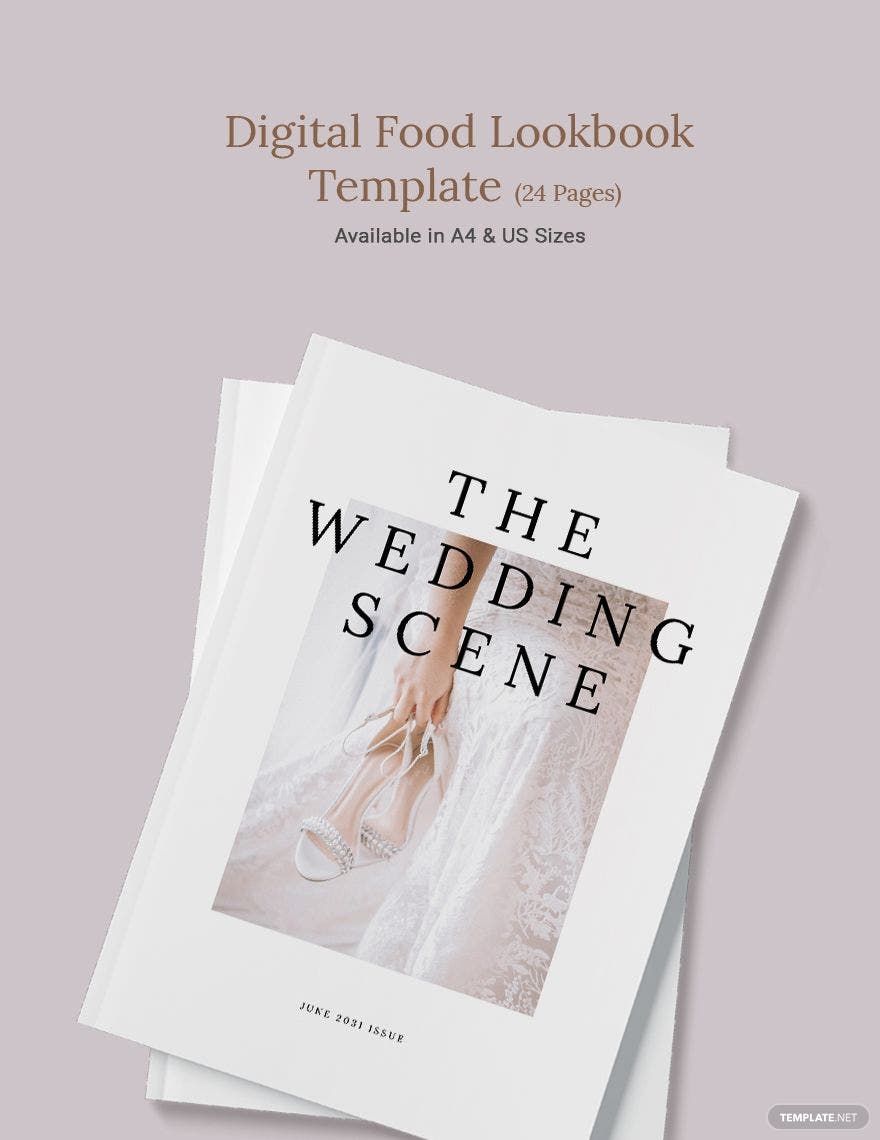 Wedding Sale Magazine Template