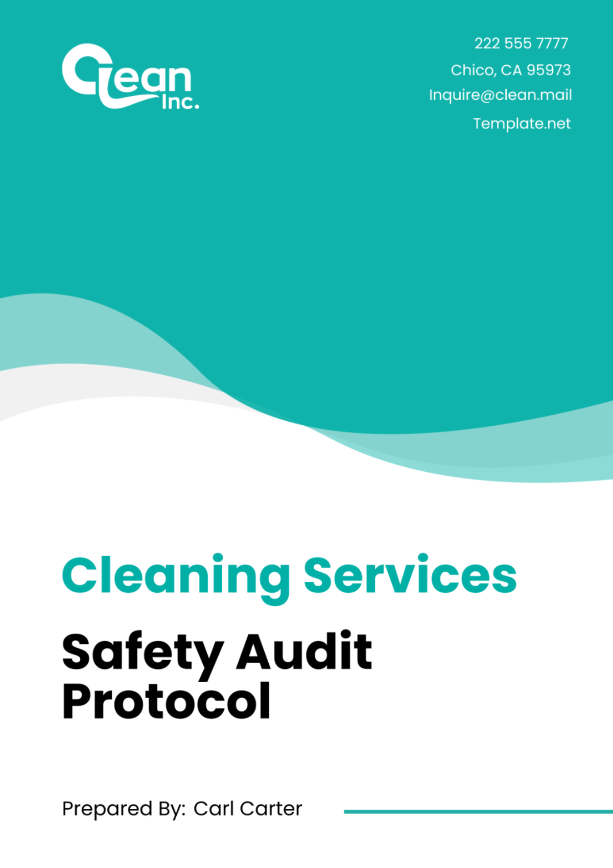 Cleaning Services Safety Audit Protocol Template