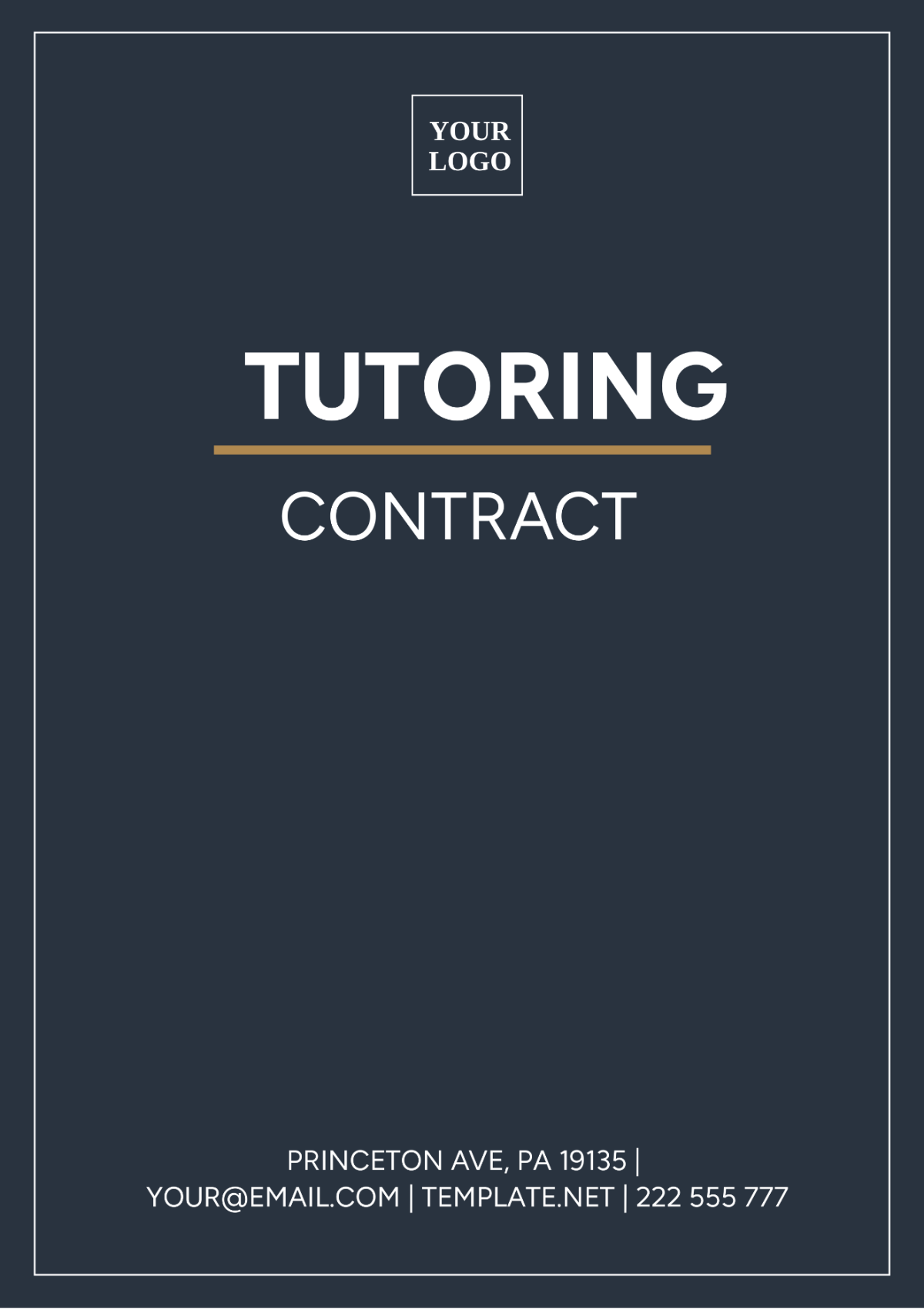 Tutoring Contract Template - Edit Online & Download