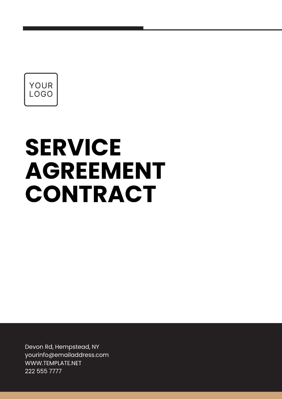 Service Agreement Contract Template - Edit Online & Download