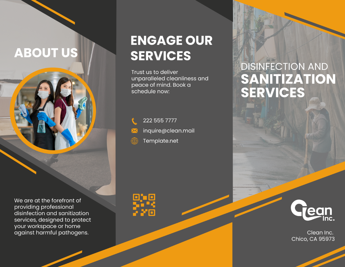 Disinfection and Sanitization Services Brochure