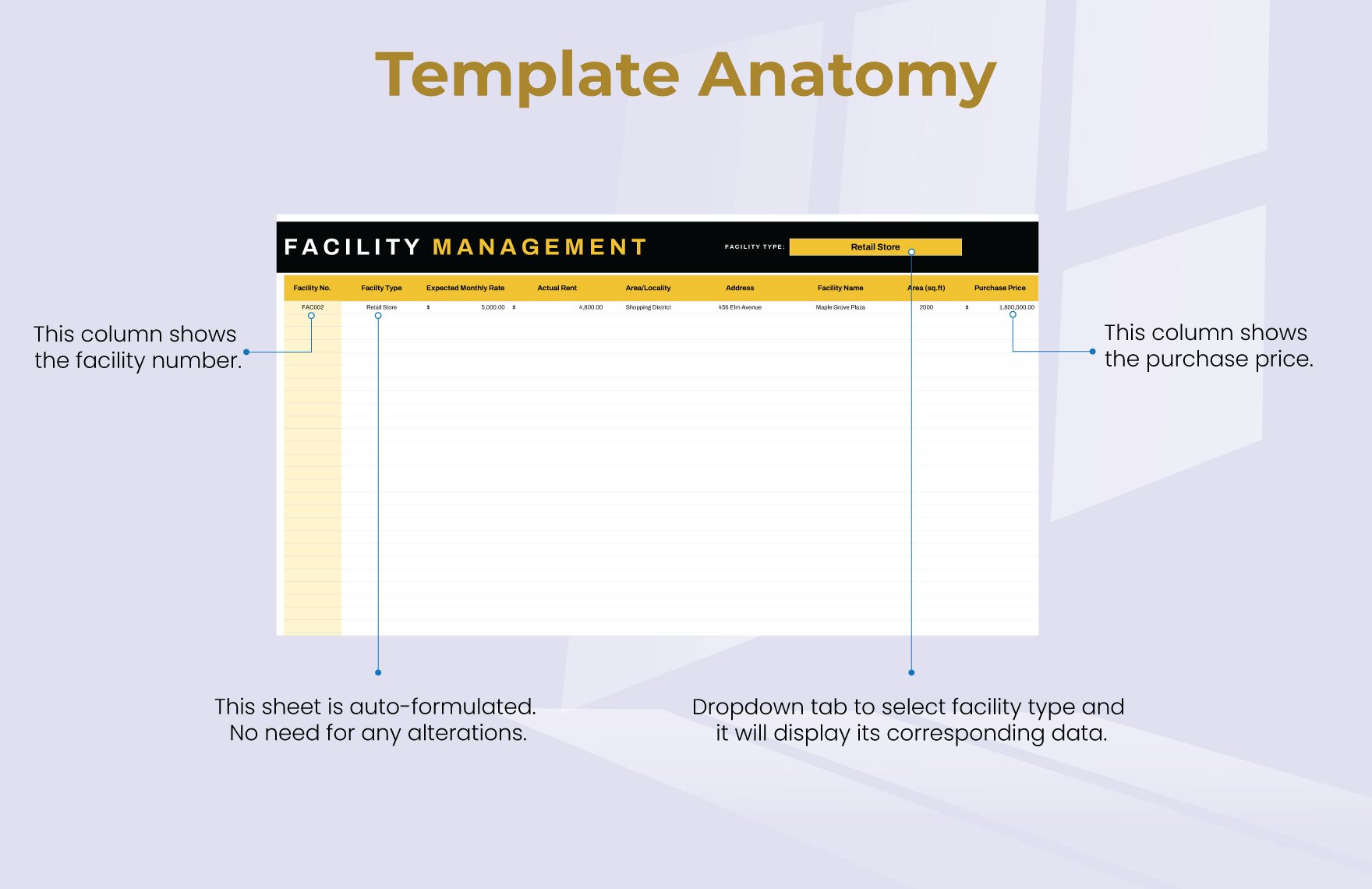 Facility Management Template