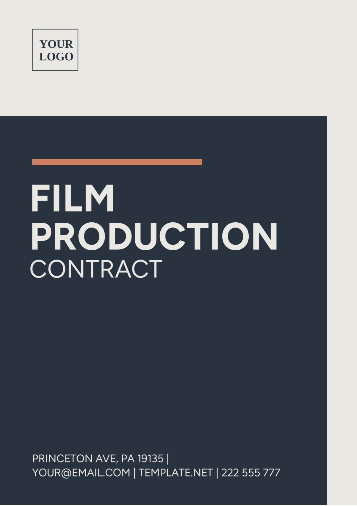 Film Production Contract Template - Edit Online & Download