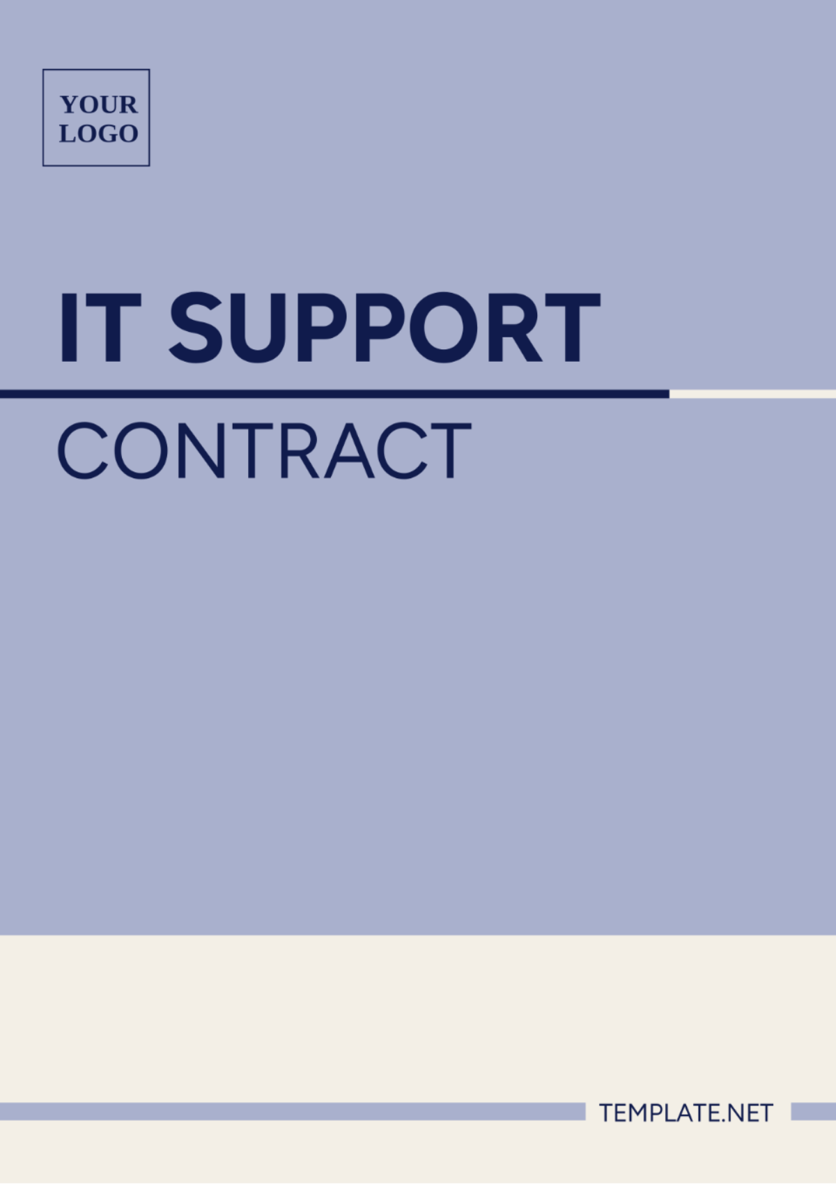 IT Support Contract Template - Edit Online & Download