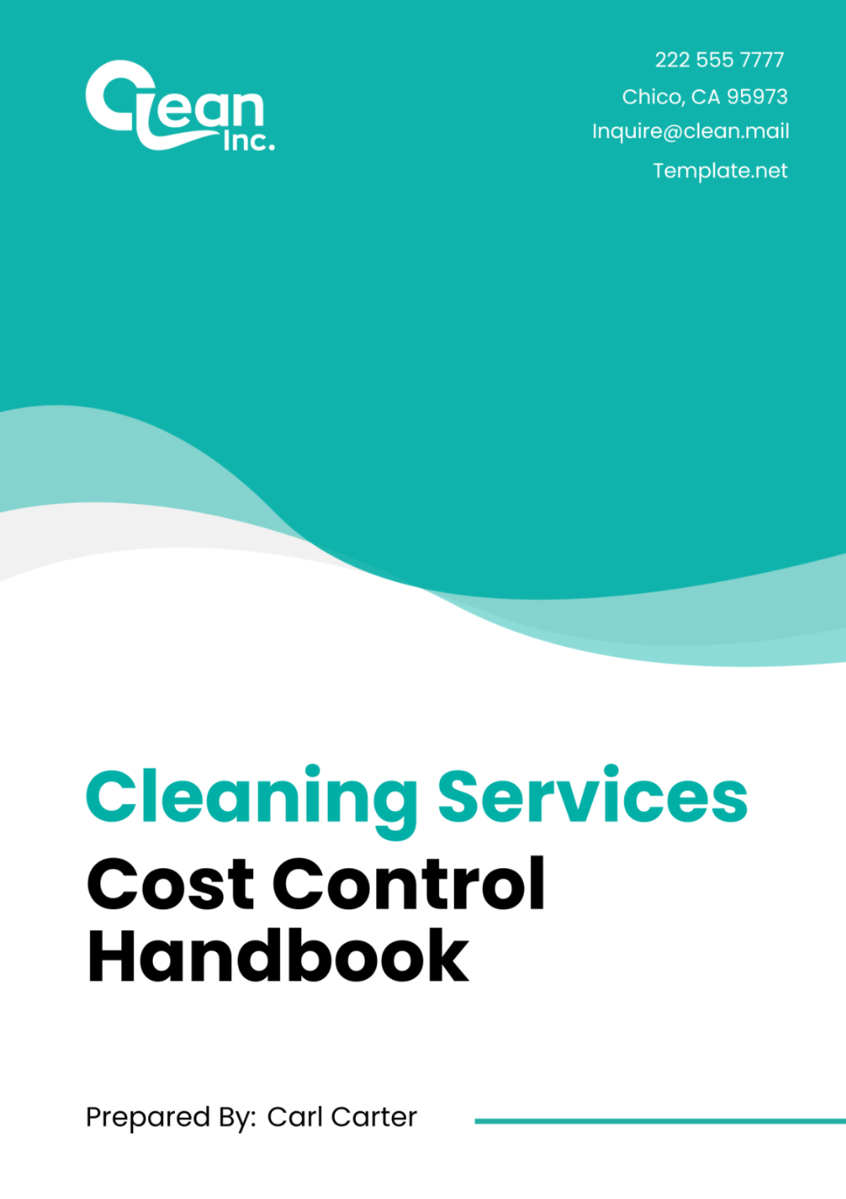 Cleaning Services Cost Control Handbook Template - Edit Online & Download