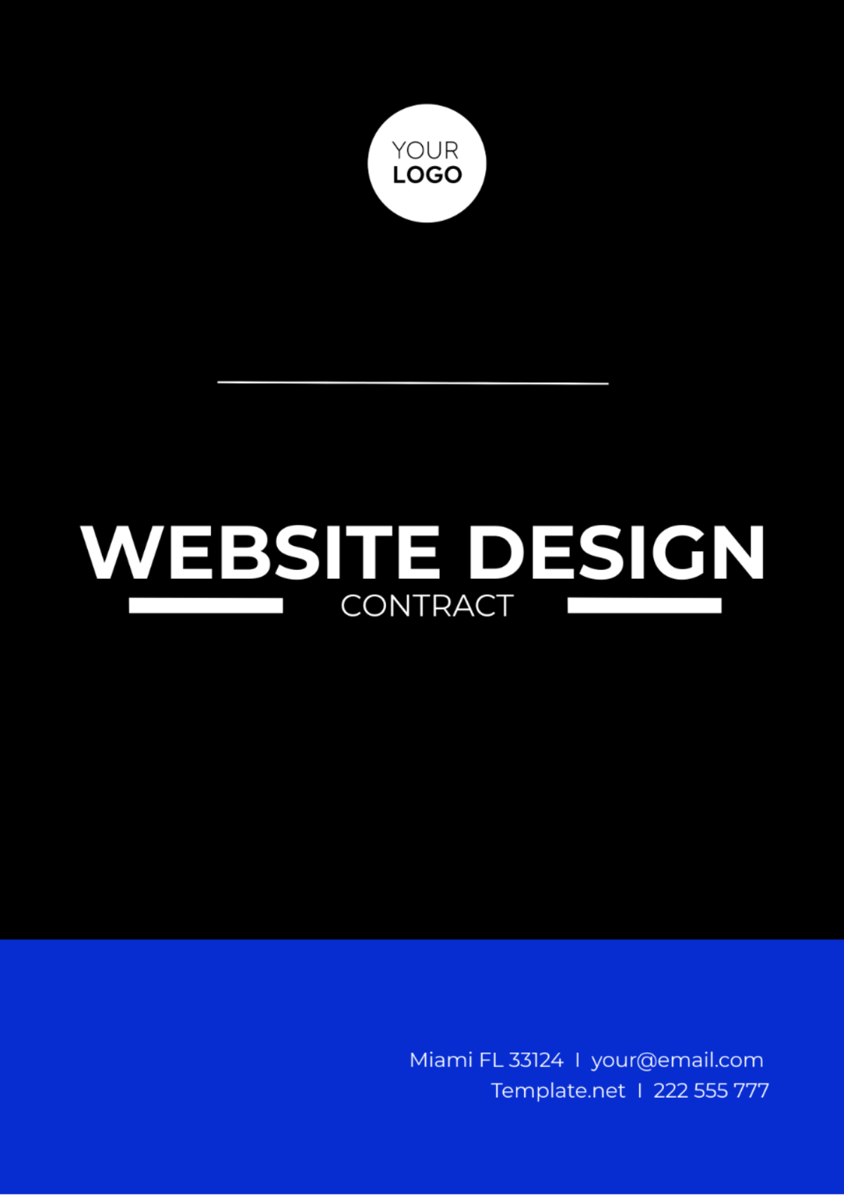 Website Design Contract Template - Edit Online & Download