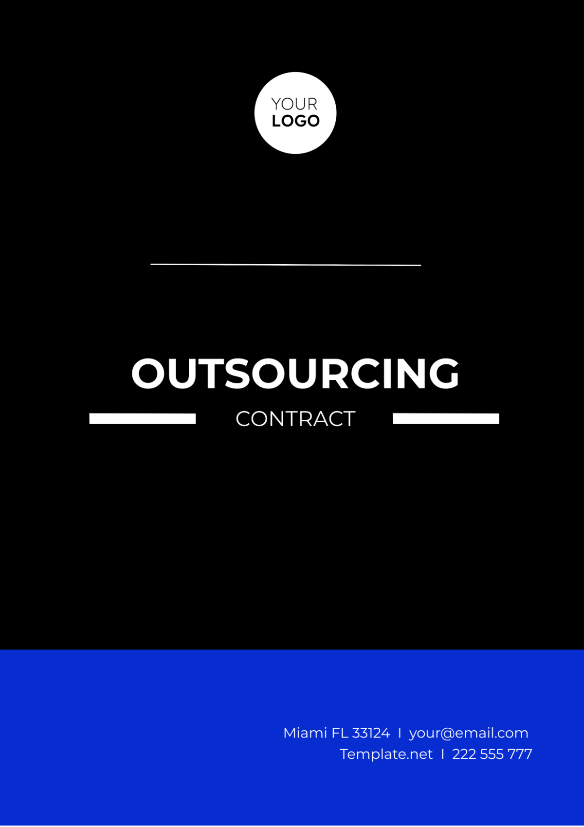 Outsourcing Contract Template - Edit Online & Download