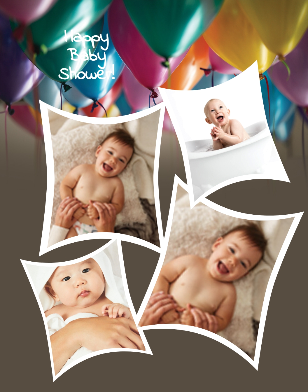 Baby Shower Photo Frame Template