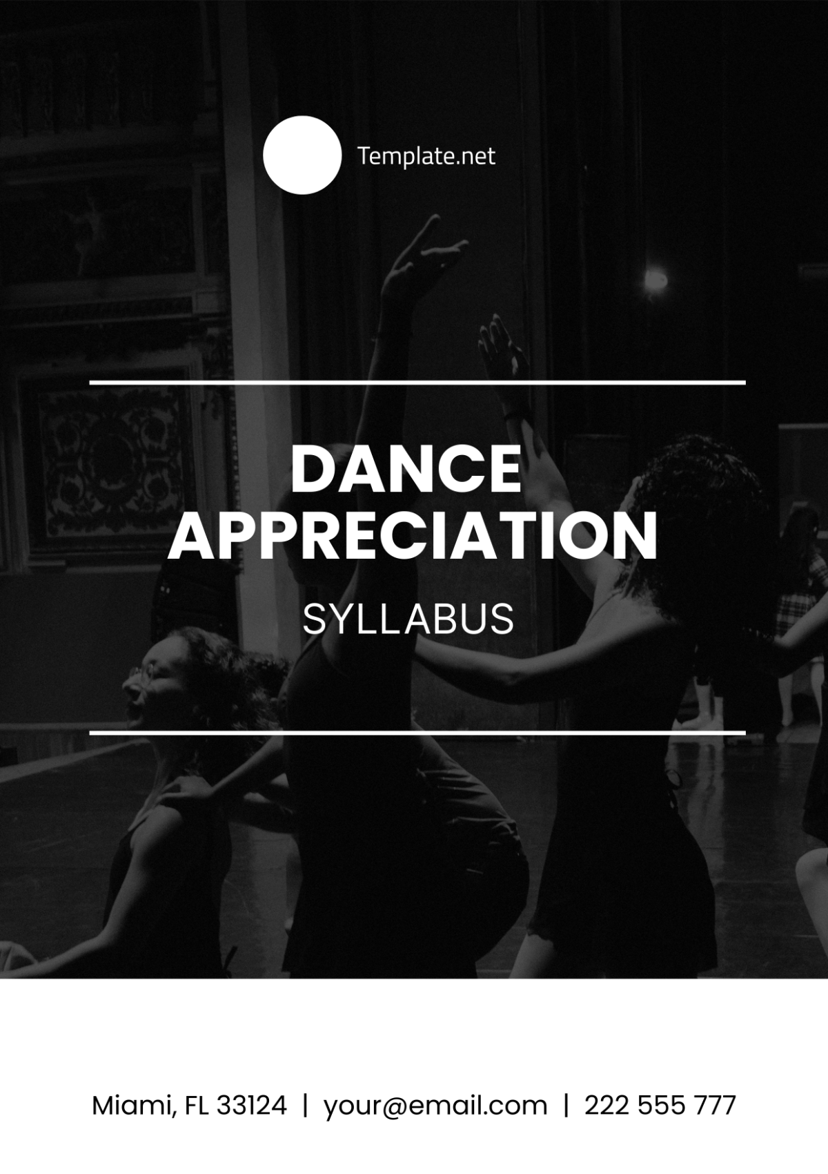 Dance Appreciation Syllabus Template