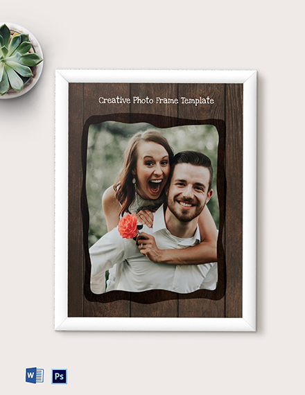 Creative Photo Frame Template - Word, PSD | Template.net