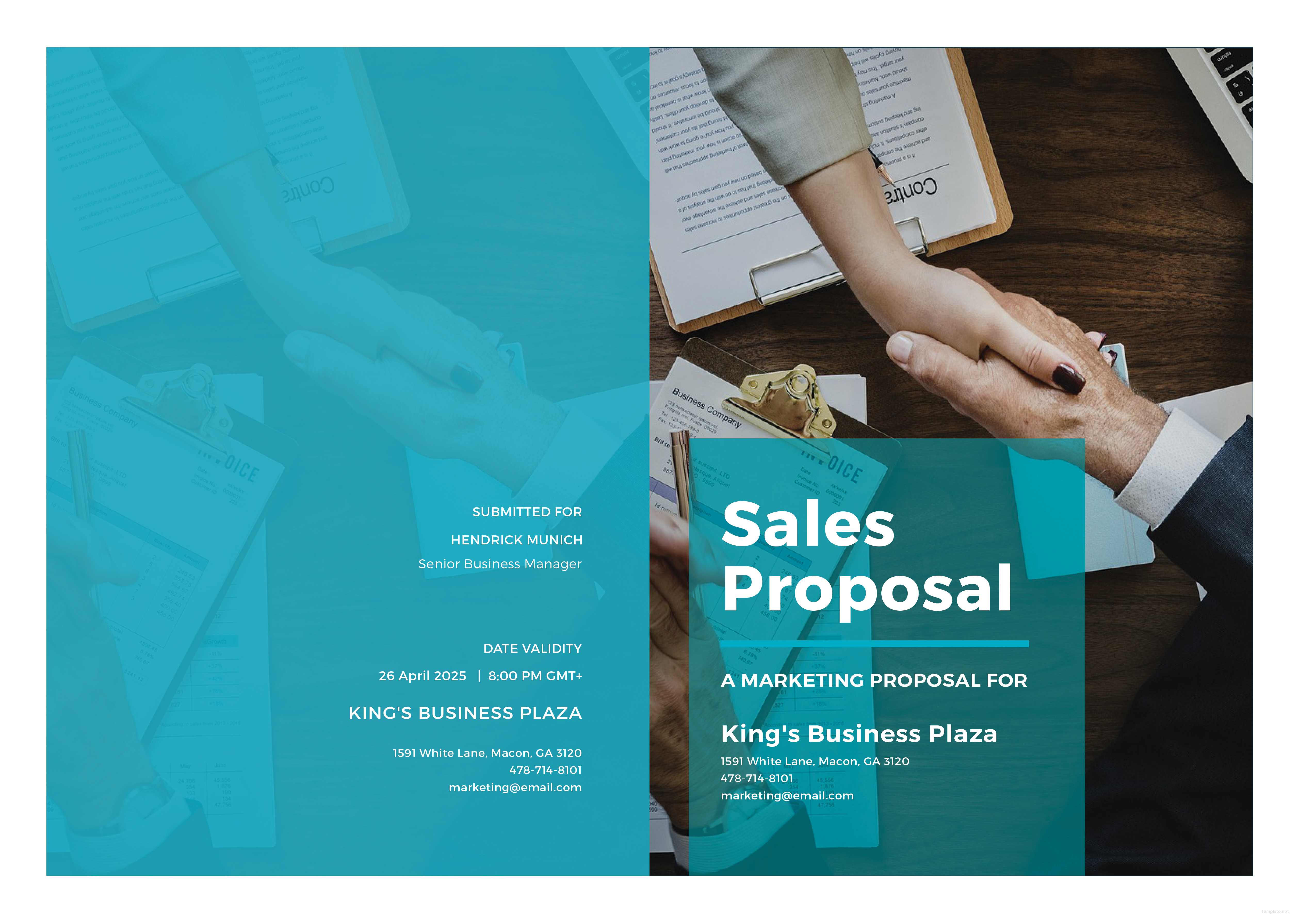 Sales Proposal Template In Adobe Photoshop Indesign Template Net   Sales Proposal 