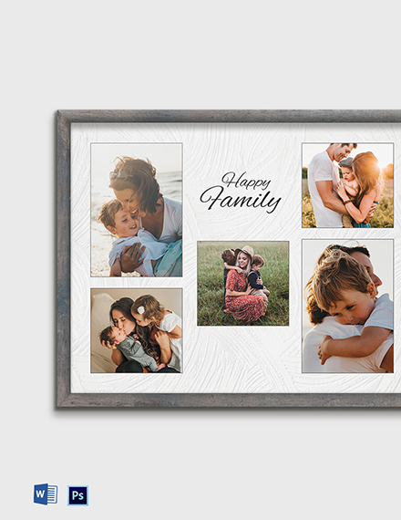 19+ FREE Photo Frame Templates - Word | PSD| Illustrator | Template.net