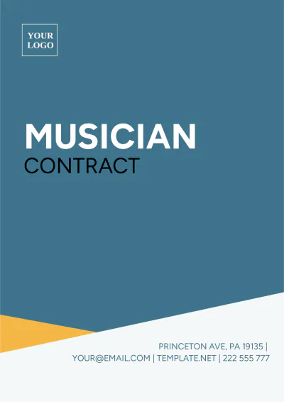 Free Musician Contract Template to Edit Online