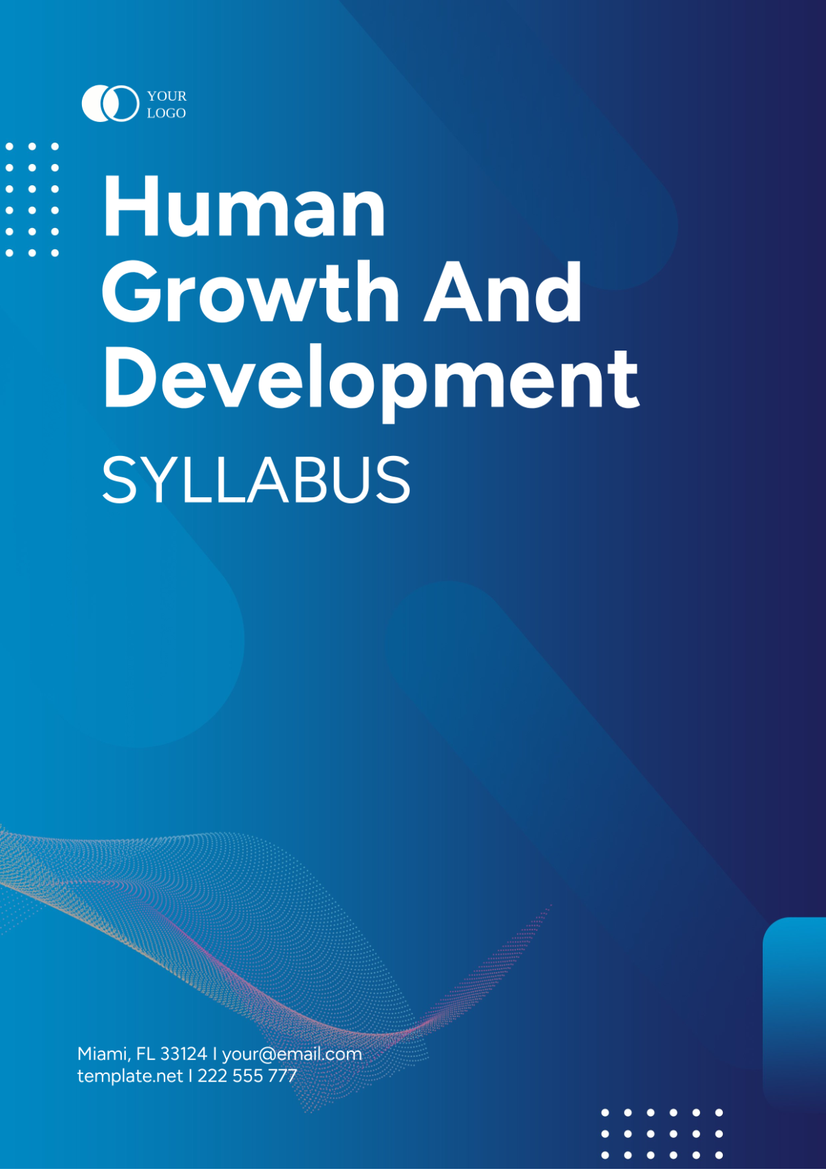 Human Growth And Development Syllabus Template