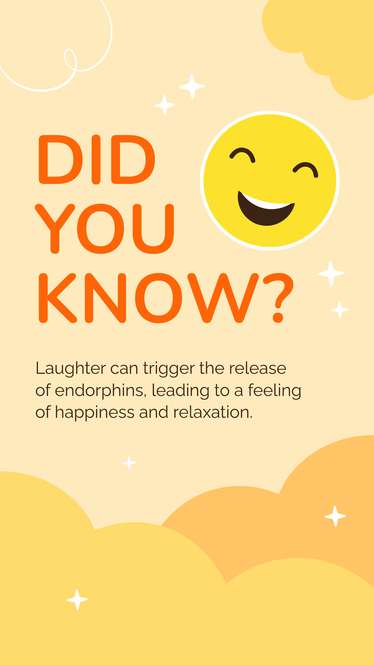 Did You Know Happy Hormones Poster Template