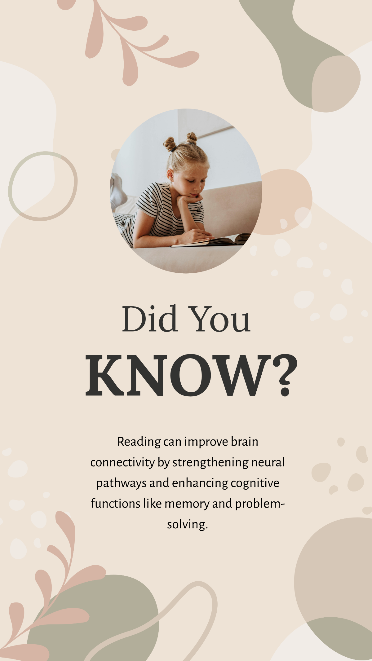 Did You Know Read Book Instagram Story Template