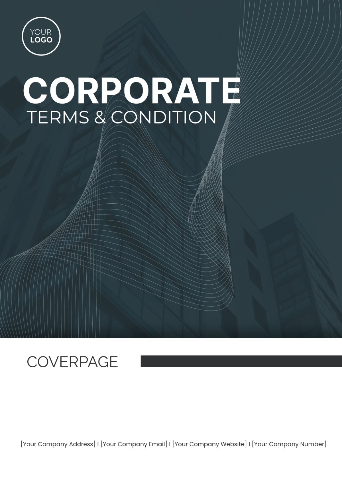Corporate Terms and Conditions Cover Page