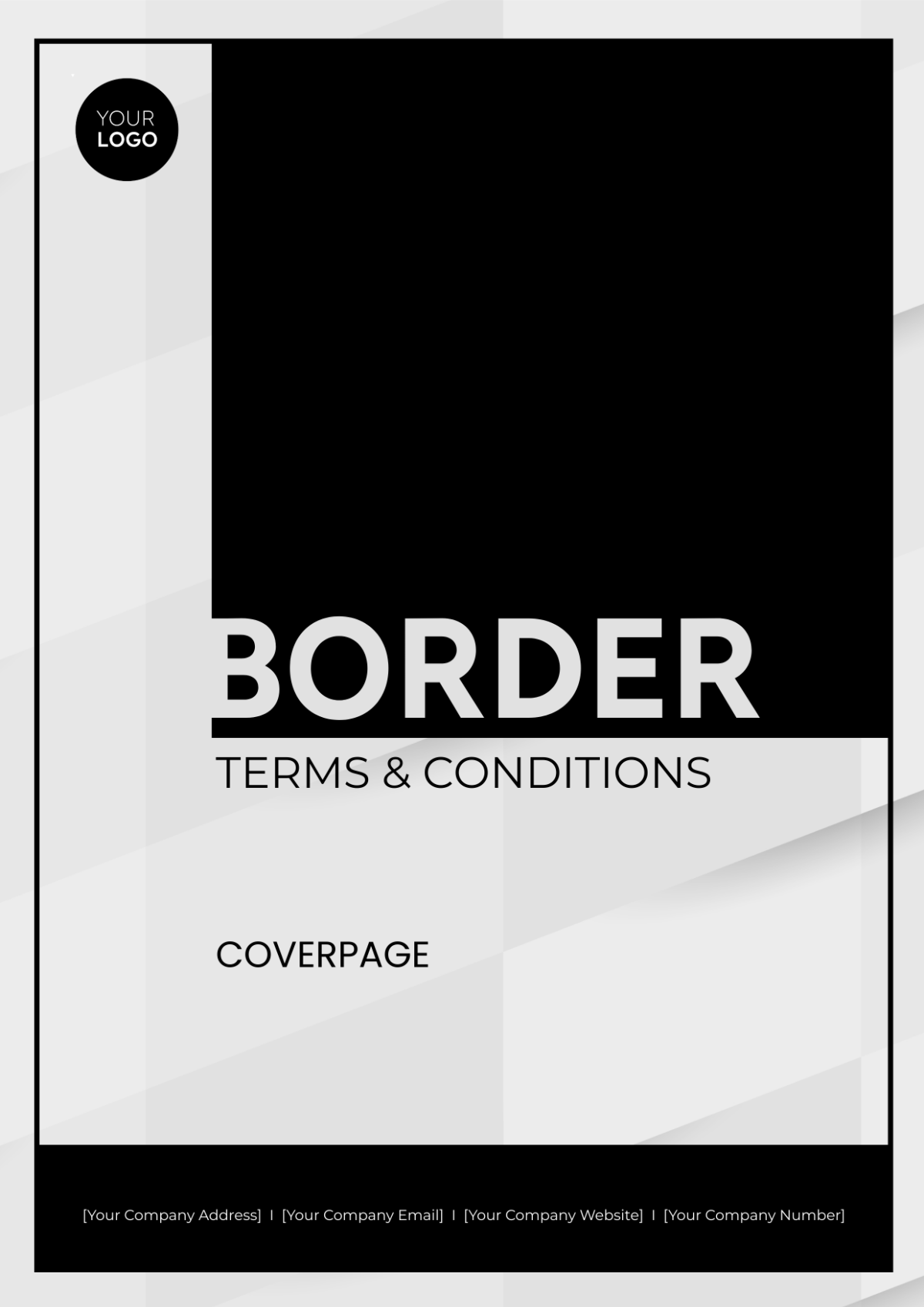 Border Terms and Conditions Cover Page