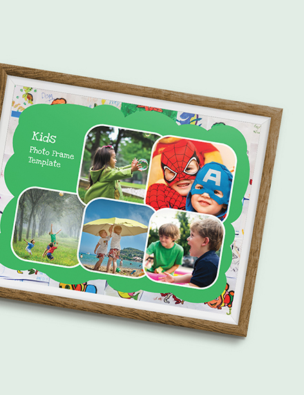 Free Kids Photo Frame Template to Edit Online