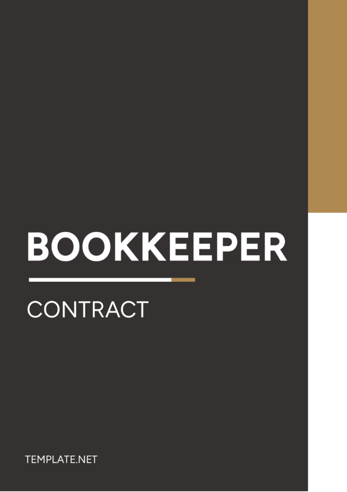 Bookkeeper Contract Template - Edit Online & Download