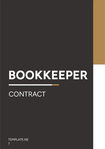 Free Bookkeeper Contract Template to Edit Online