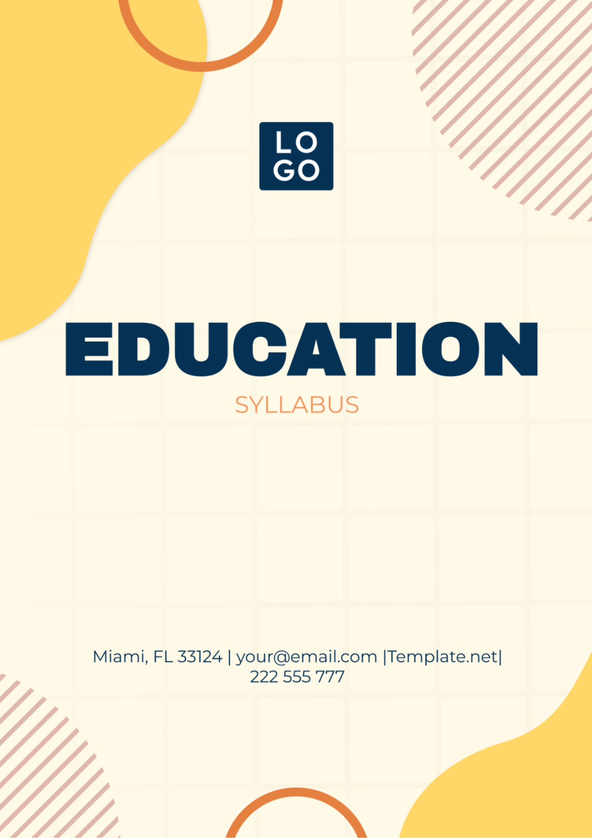 Education Syllabus Template