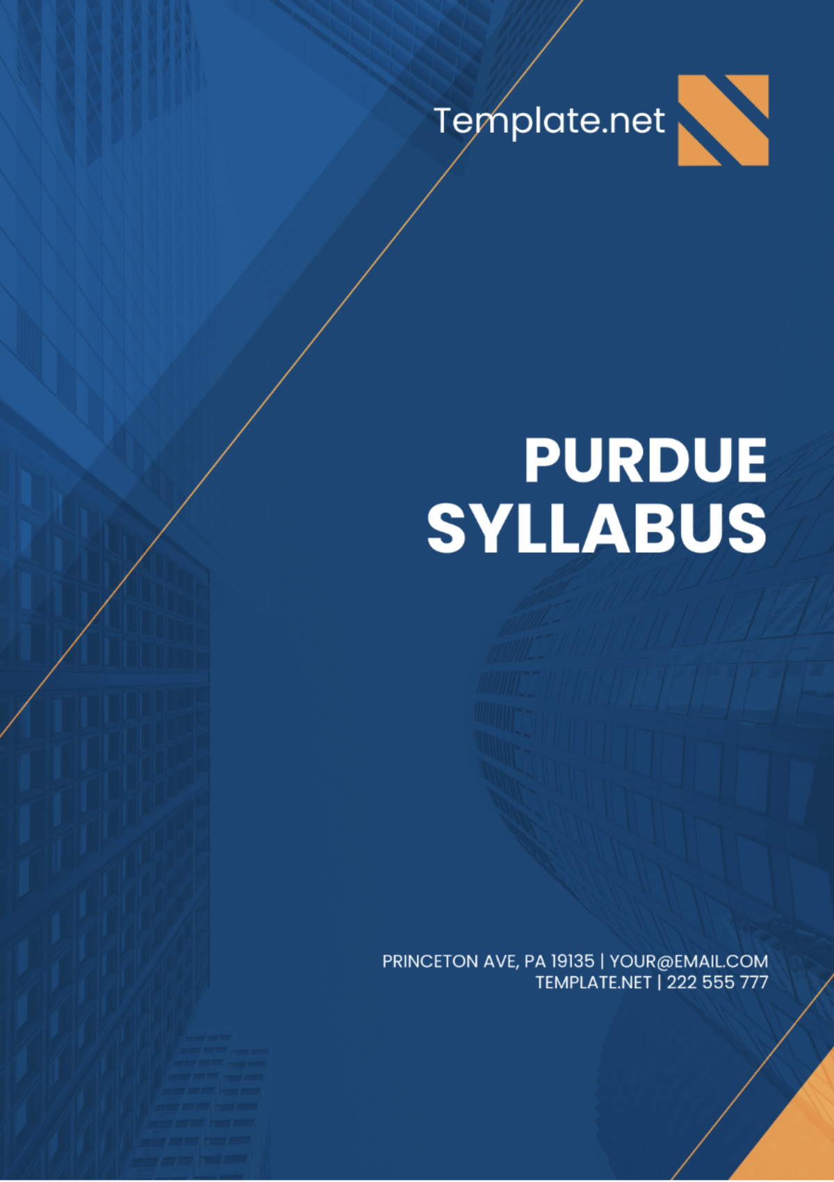 Purdue Syllabus Template