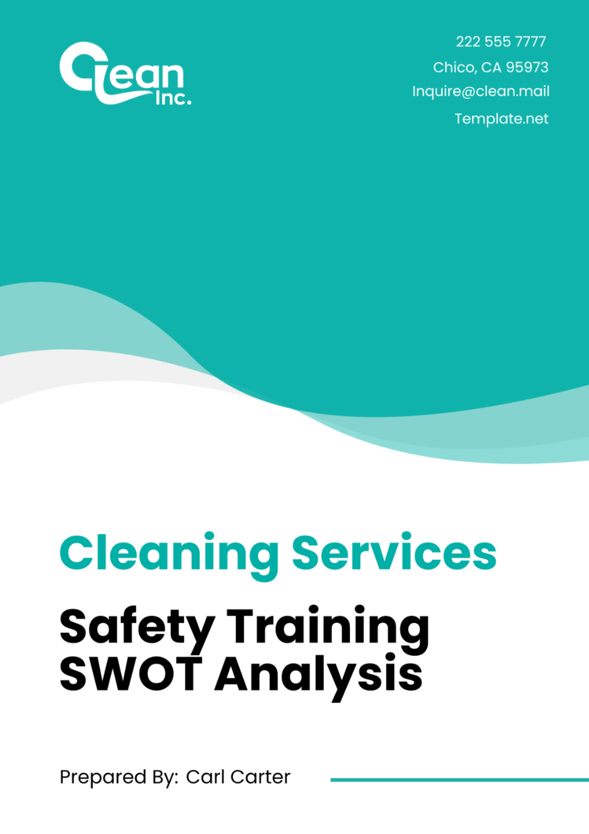 Cleaning Services Safety Training SWOT Analysis Template - Edit Online & Download