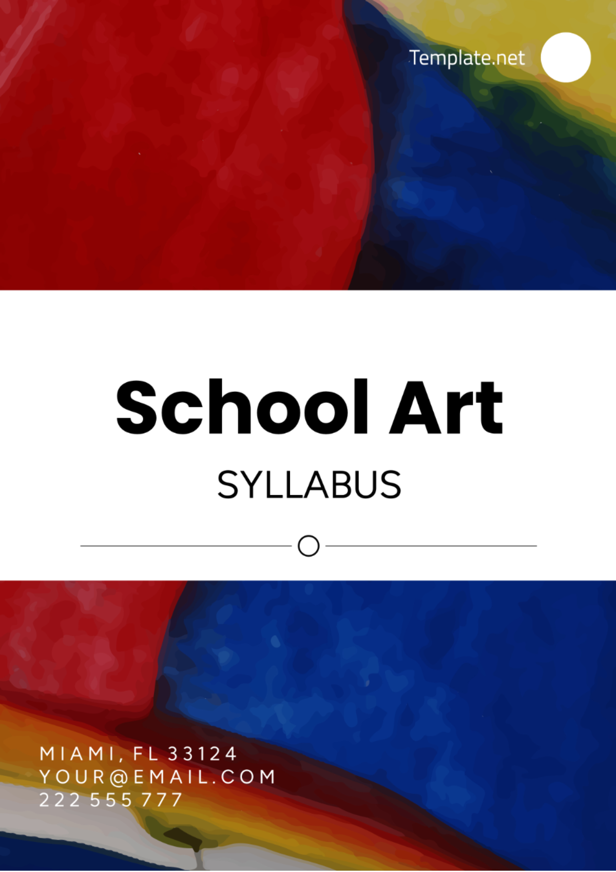 School Art Syllabus Template
