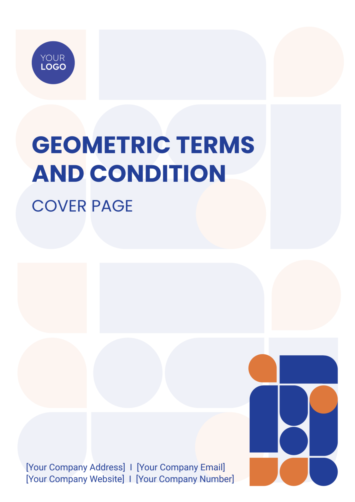 Geometric Terms and Conditions Cover Page