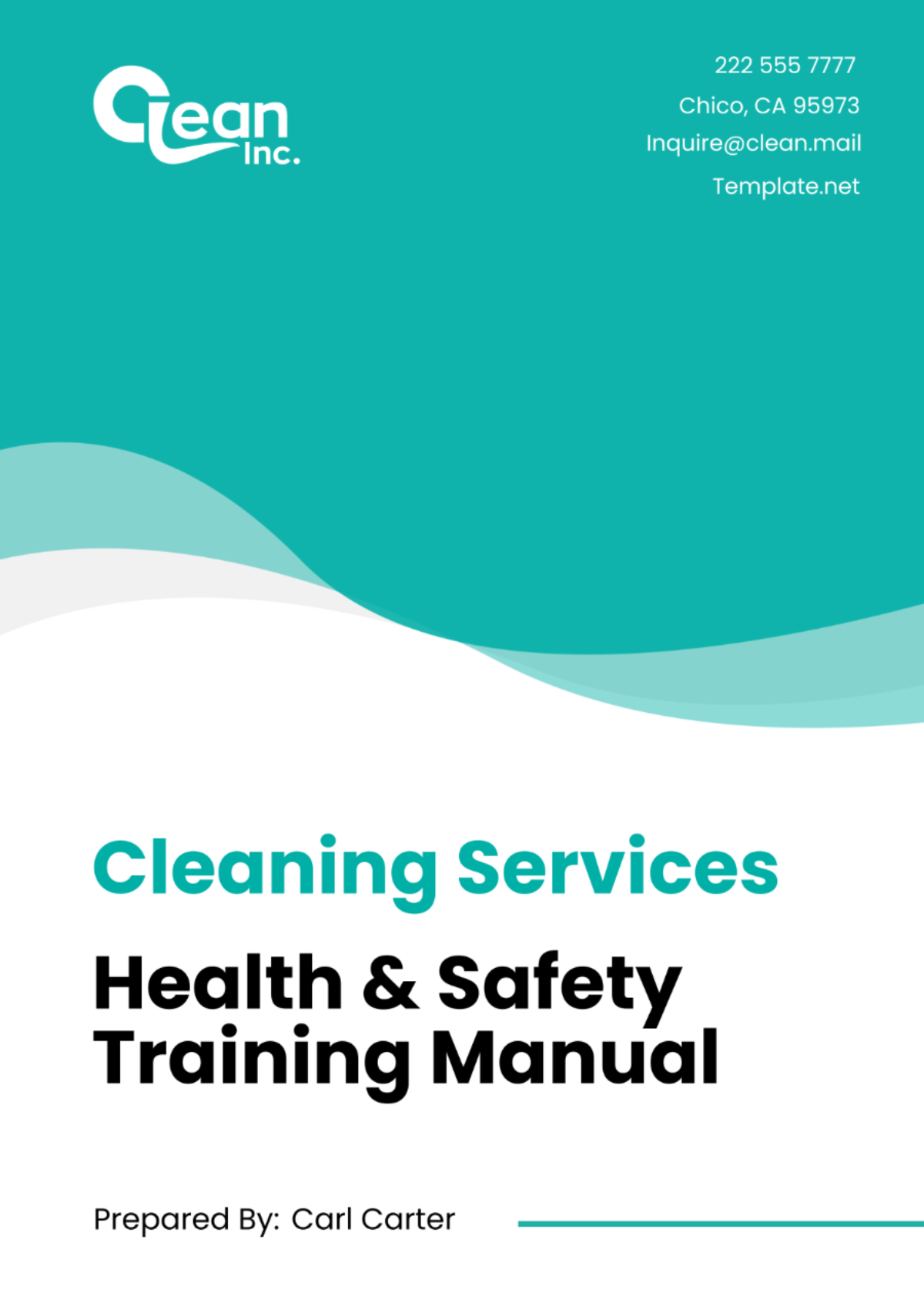 Cleaning Services Health & Safety Training Manual Template - Edit ...