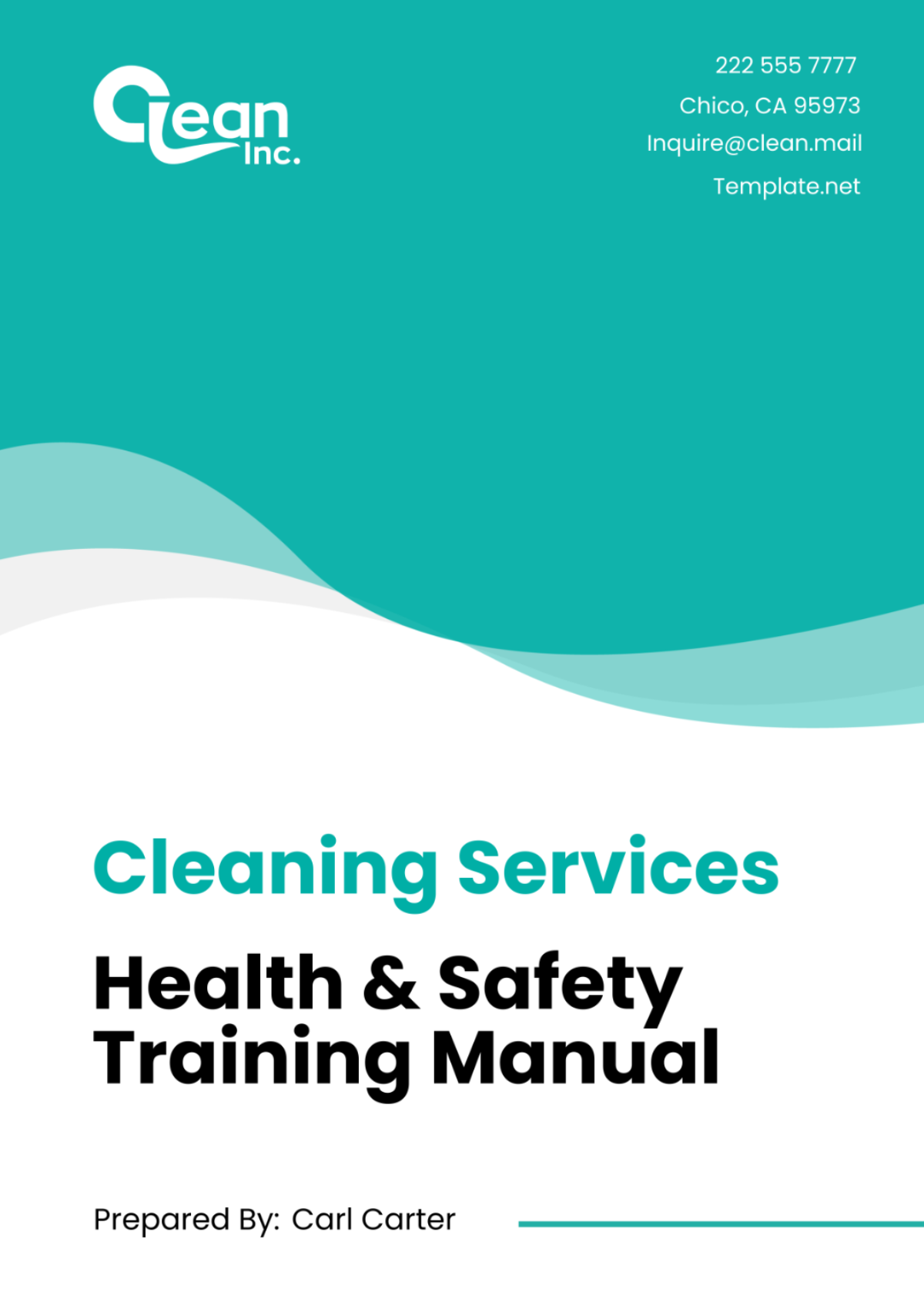 Cleaning Services Health & Safety Training Manual Template - Edit Online & Download