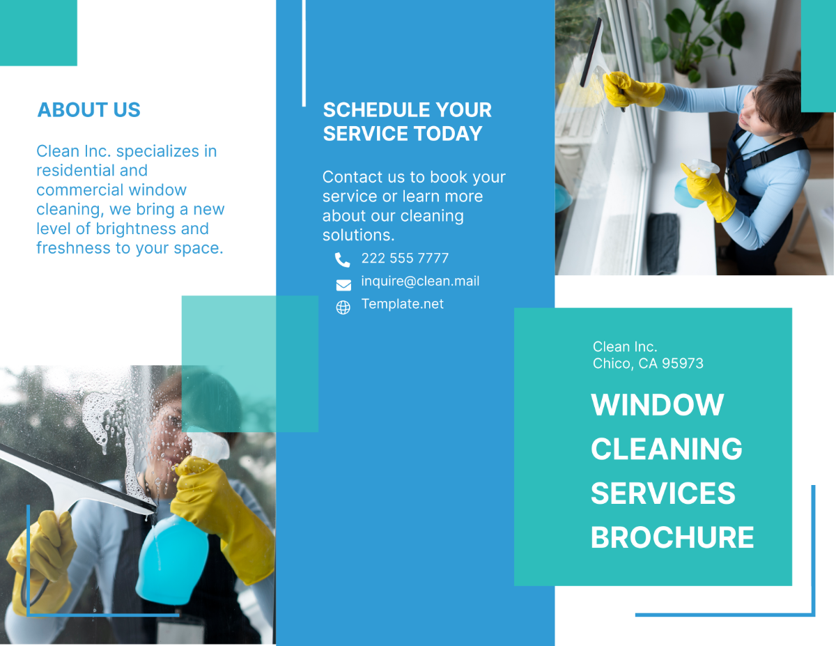 Window Cleaning Services Brochure