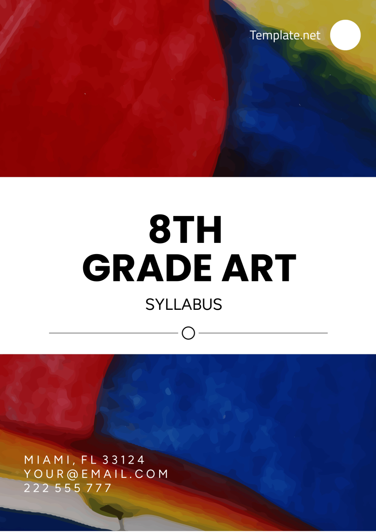 8Th Grade Art Syllabus Template