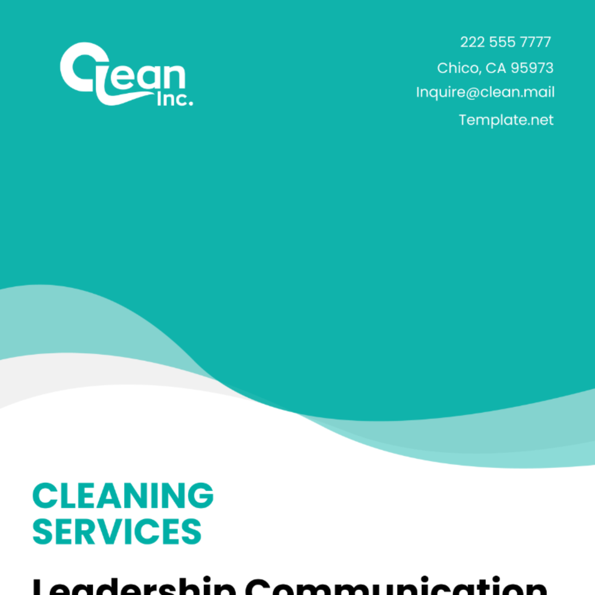 Cleaning Services Leadership Communication Protocol Template