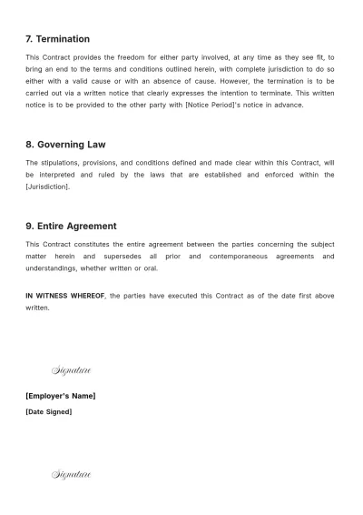 Free Hire Contract Template to Edit Online