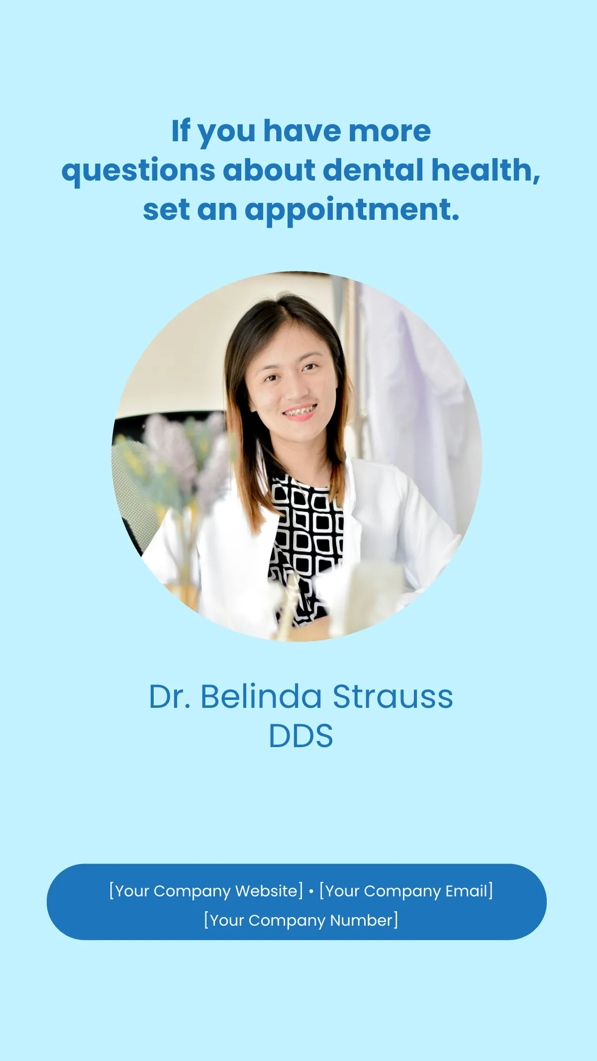 Free Did You Know Dentist Questions Design Template to Edit Online