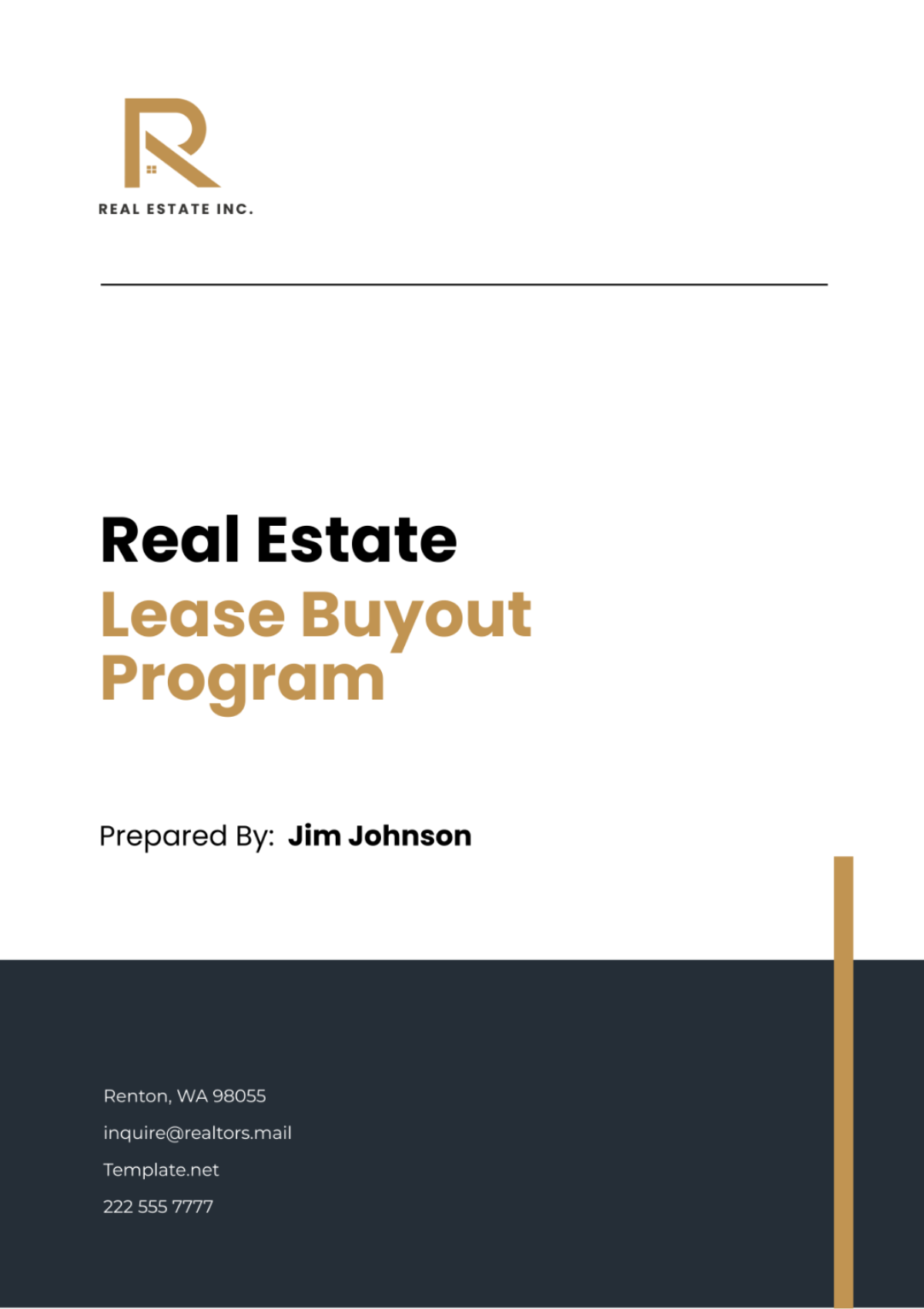 Real Estate Lease Buyout Program Template - Edit Online & Download