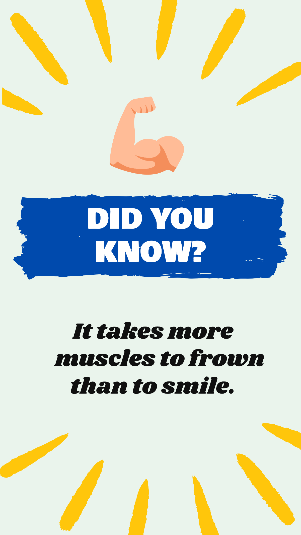 Did You Know Facts Poster Template