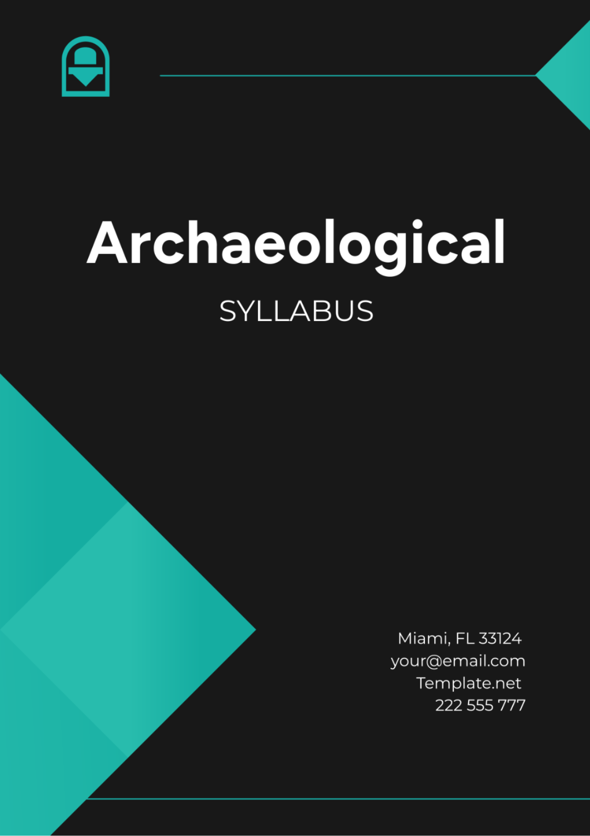 Archaeological Theory Syllabus Template