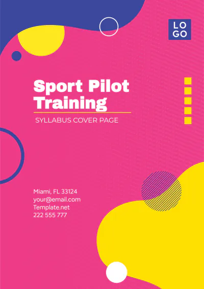 Free Sport Pilot Training Syllabus Template to Edit Online