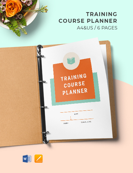 FREE Editable Training Planner - Word | Pages