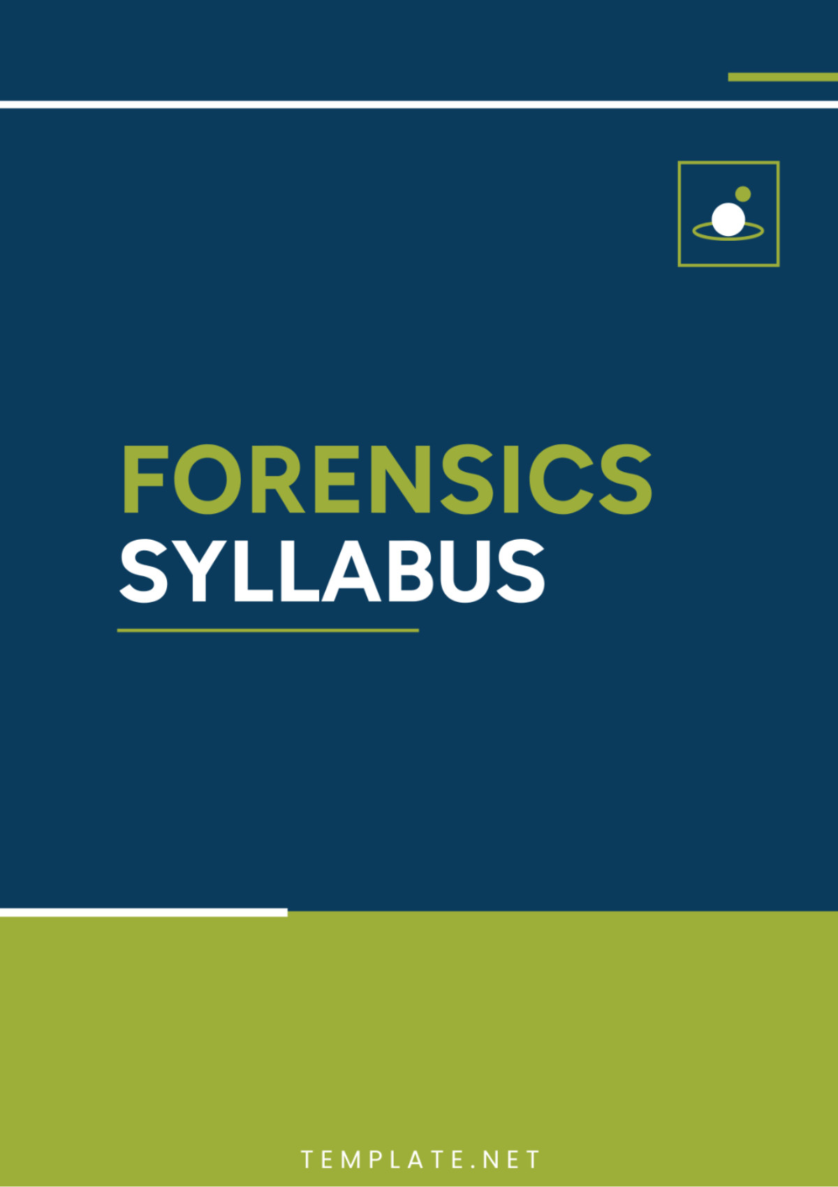 Forensics Syllabus Template