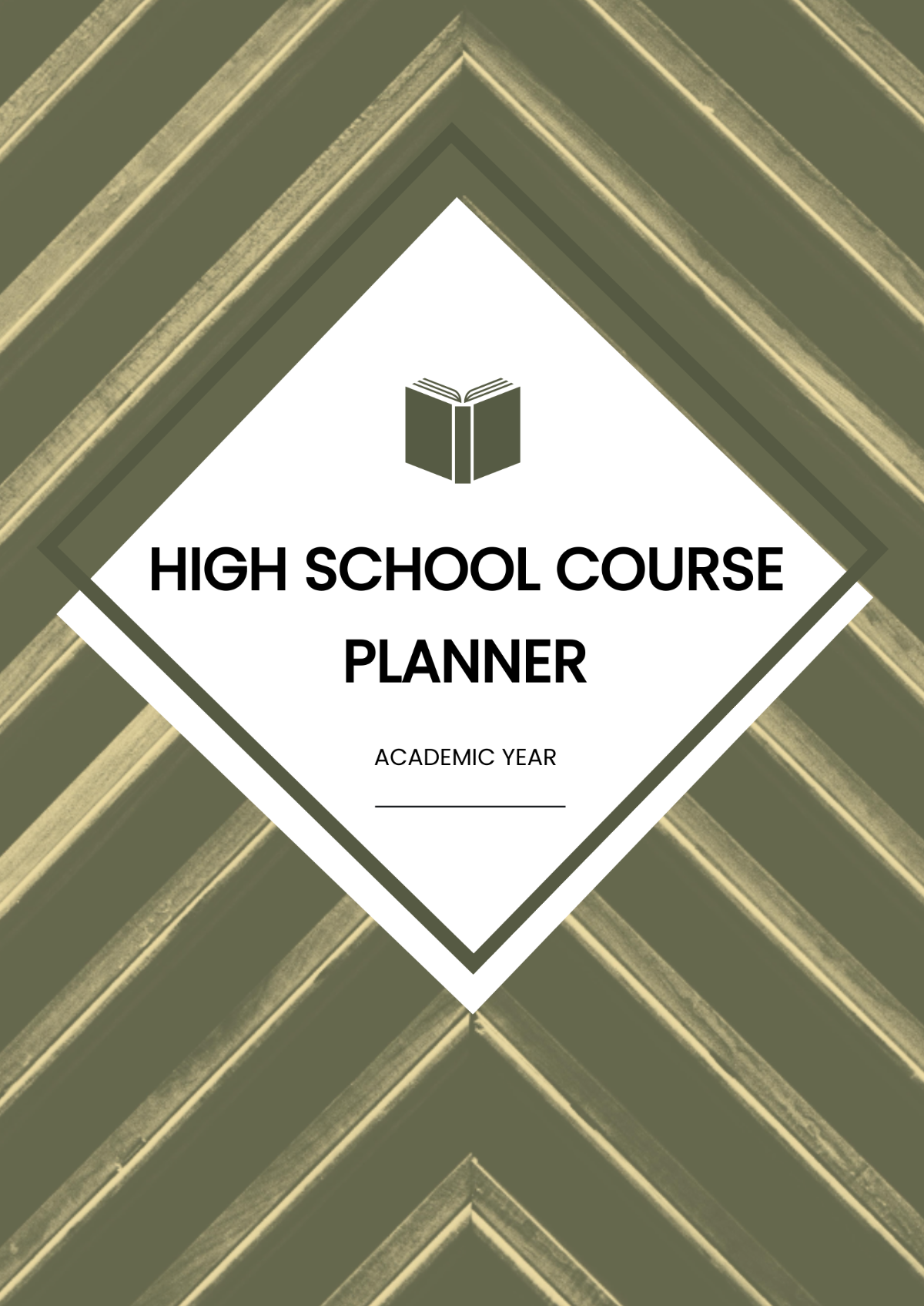 Editable High School Course Planner Template